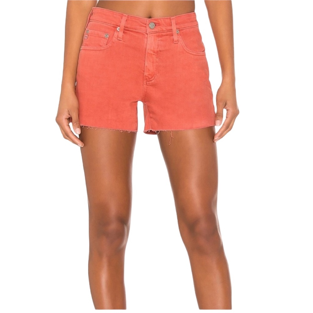 AG Adriano Goldschmied Hailey High Waist Cut Off Cord Jean Short NWT Size 26